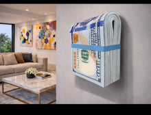 Load image into Gallery viewer, New Money Wad 3D ready to hang Sculpture