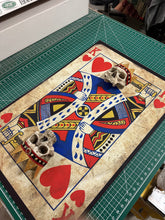 Load image into Gallery viewer, King and Queen of Spades Full Card Skullpture