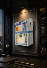 Load image into Gallery viewer, New Money Wad 3D ready to hang Sculpture
