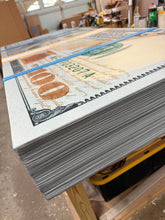 Load image into Gallery viewer, Big New Money Stack 3D ready to  hang wall Sculpture