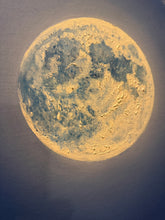 Load image into Gallery viewer, Moon lit Parthenon Greece Original Oil Painting on Canvas