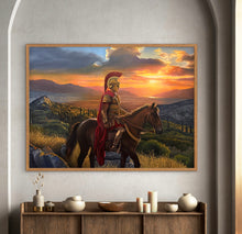 Load image into Gallery viewer, Hero’s Return Ancient Greece Original Oil Painting on Canvas