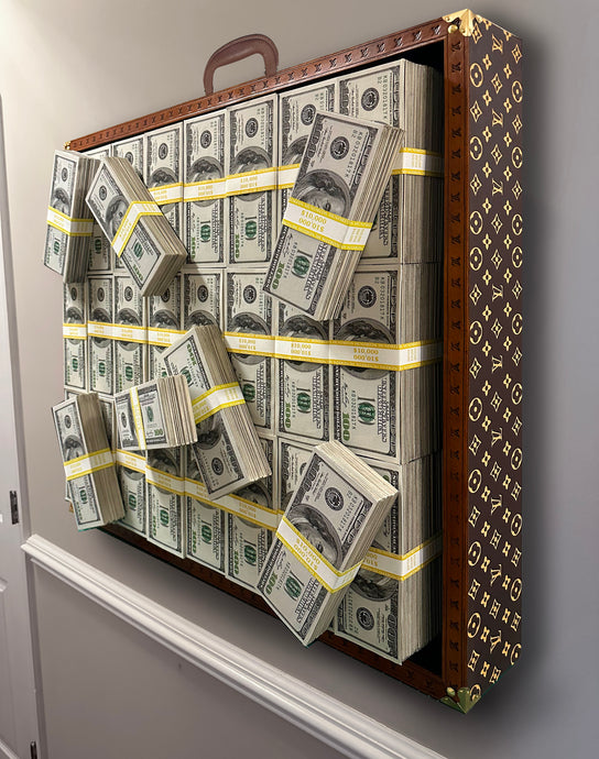 Giant LV MONEY case 36”x33”