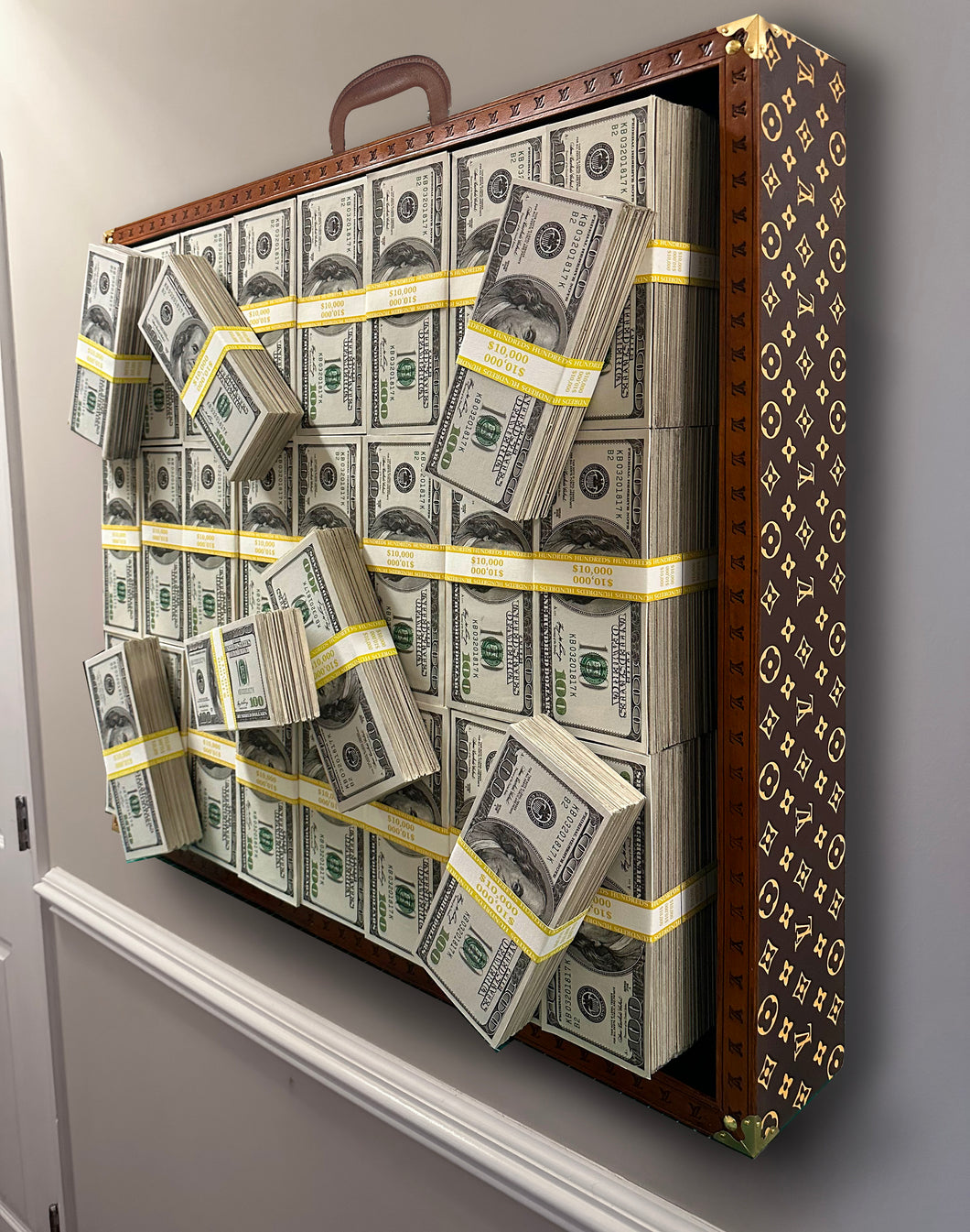 Giant LV MONEY case 36”x33”