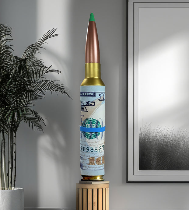 Giant MONEY bullet 49” tall