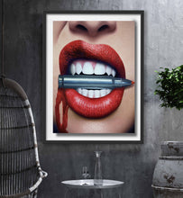 Load image into Gallery viewer, Bite the Silver Bullet  Limited Edition Fine Art Canvas