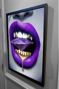 Purple Amethyst 3D Sculpture