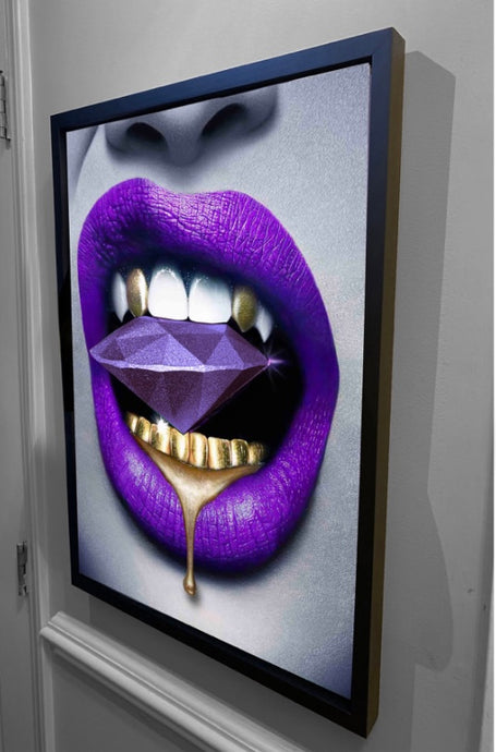 Purple Amethyst 3D Sculpture