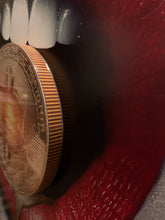 Load image into Gallery viewer, Melting Bitcoin Lips 3D Sculpture
