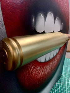 Bite the Bullet 3D Sculpture