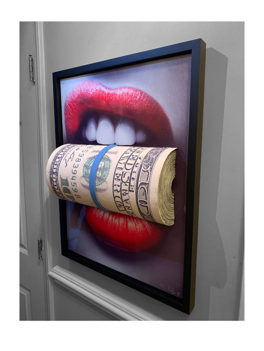 Put Your Money Where Your Mouth Is 3D MONEY Sculpture