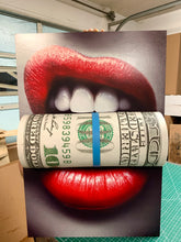 Load image into Gallery viewer, Put Your Money Where Your Mouth Is 3D MONEY Sculpture