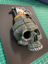 Load image into Gallery viewer, Small Skull Grenade 3D Framed Original Sculpture  Limited Edition  (#1 - #15))