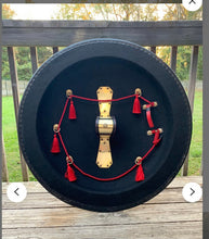 Load image into Gallery viewer, CERBERUS Triple Headed Hound Authentic Museum Replica Ancient Greek Hoplite Shield