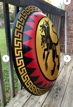 Load image into Gallery viewer, CERBERUS Triple Headed Hound Authentic Museum Replica Ancient Greek Hoplite Shield