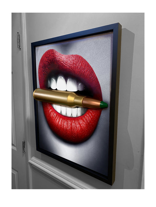 Bite the Bullet 3D Sculpture