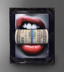 Put Your Money Where Your Mouth Is 3D MONEY Sculpture